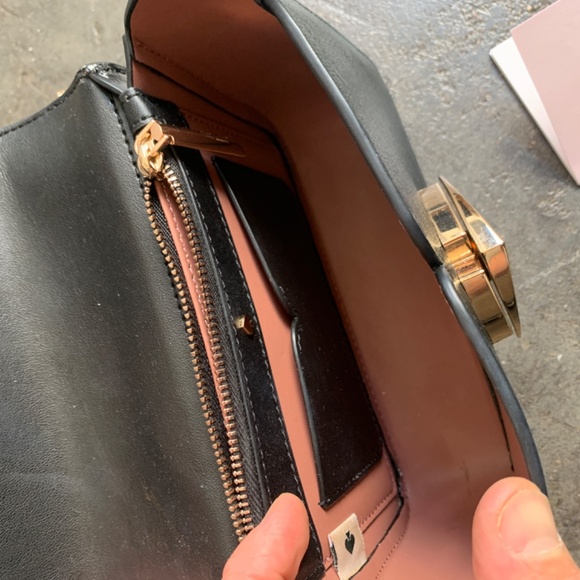 Kate Space Olive GLITTER Leopard Nicola Wicker Twistlock - Picture 6 of 10